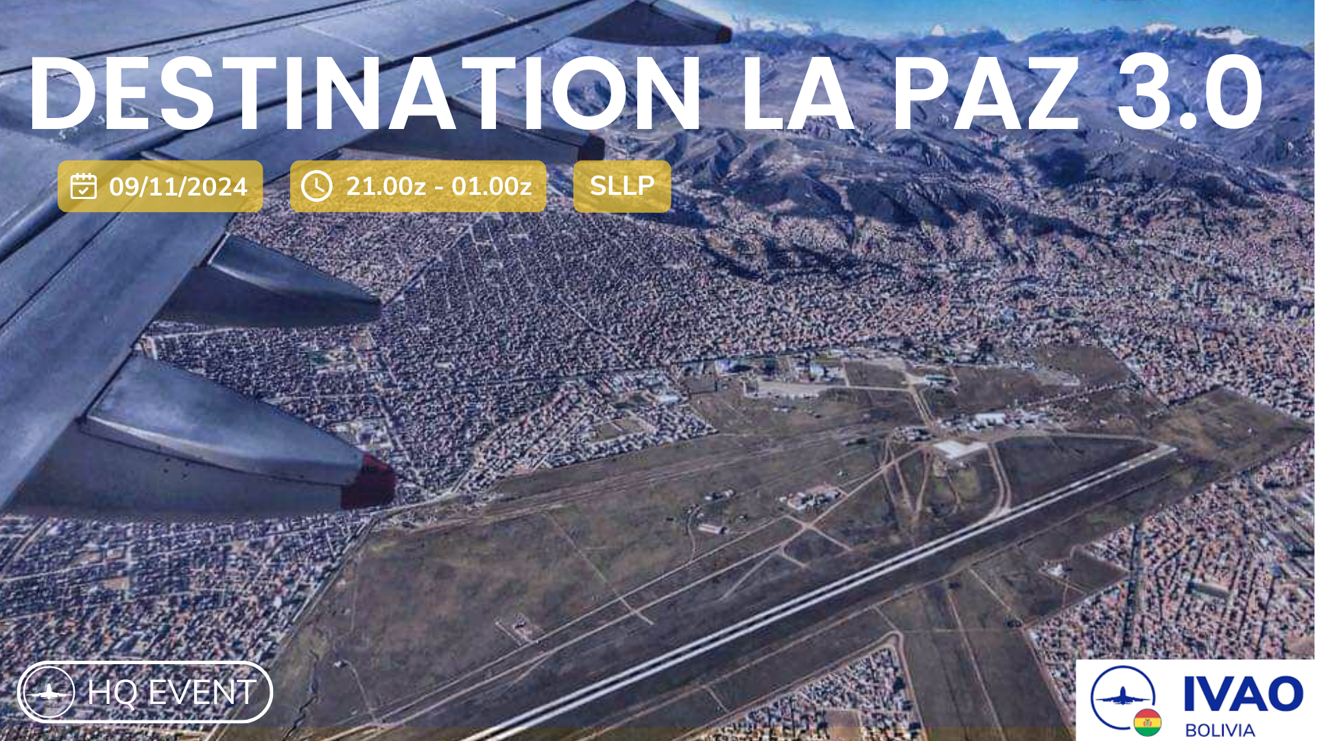 [HQ+BO+AR+CO+CU+CL+EC+PE+UY+VE] DESTINATION LA PAZ 3.0