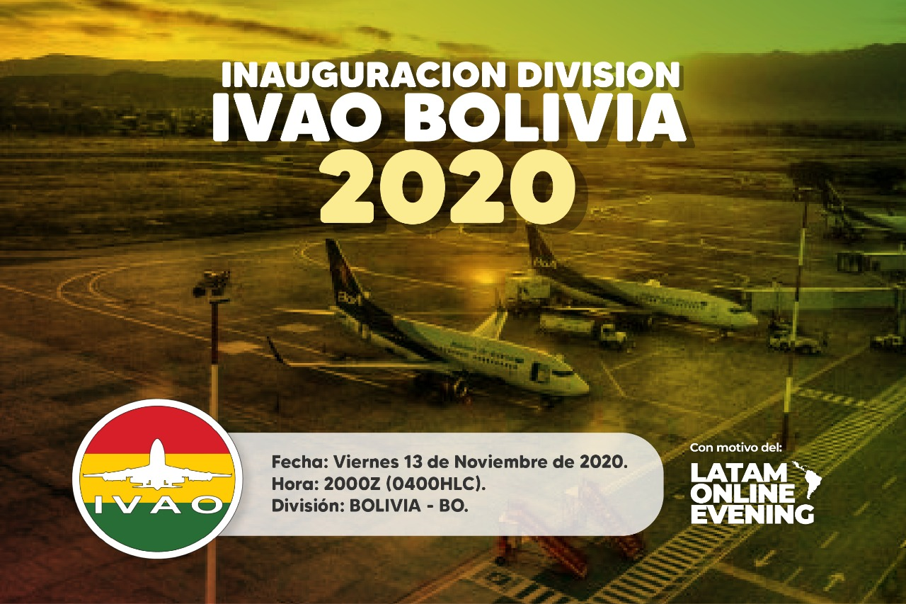 Inauguración División IVAO Bolivia